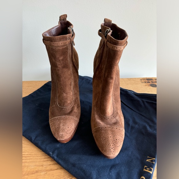 Ralph Lauren Collection Oxford Booties - Picture 1 of 3